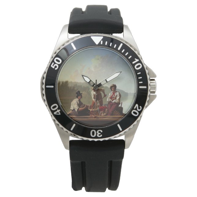 Boatmen op de Missouri Horloge (Voorkant)