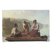 Boatmen op de Missouri Kussensloop (Voorkant-Rechts)
