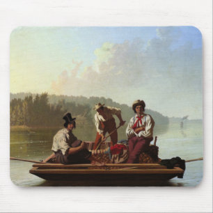 Boatmen op de Missouri Muismat