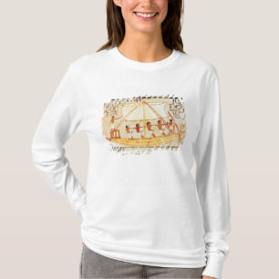 Boatmen op de Nijl, van de Tomb van Sennefe T-shirt