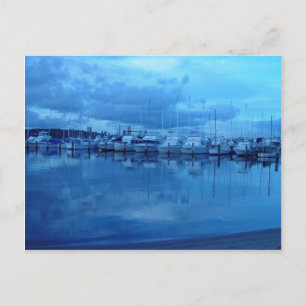 Boats and Reflections at Royal Perth Yacht Club Briefkaart