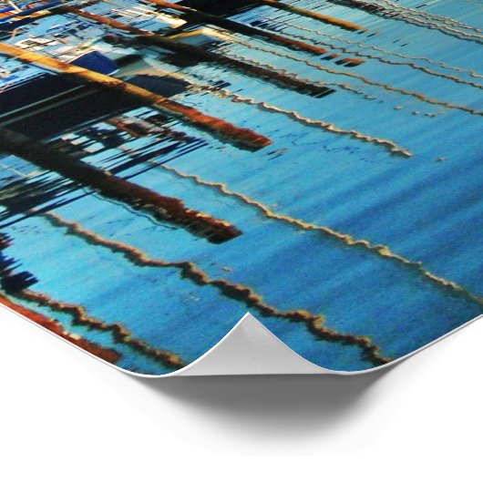 Boats At The Marina by Shirley Taylor Poster (Hoek)