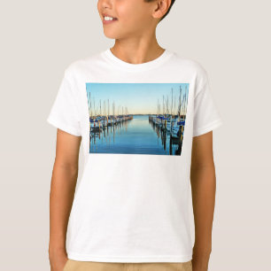Boats At The Marina by Shirley Taylor T-shirt