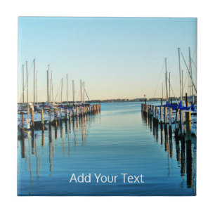 Boats At The Marina by Shirley Taylor Tegeltje