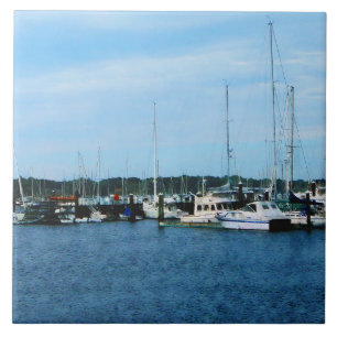 Boats bij Newport RI Tegeltje