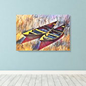 Boats Canvas Afdruk (Insitu (Houten vloer))