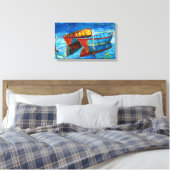 Boats Canvas Afdruk (Insitu (Slaapkamer))
