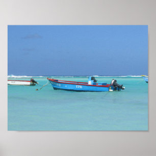 Boats Caraïbisch Poster