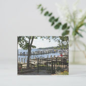 Boats Docked Briefkaart (Staand voorkant)