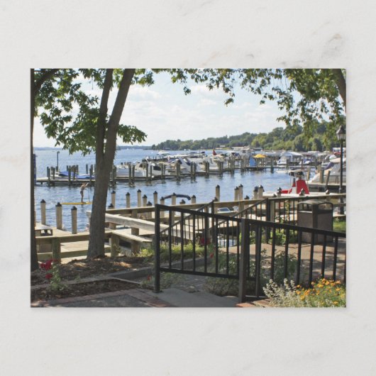 Boats Docked Briefkaart (Voorkant)