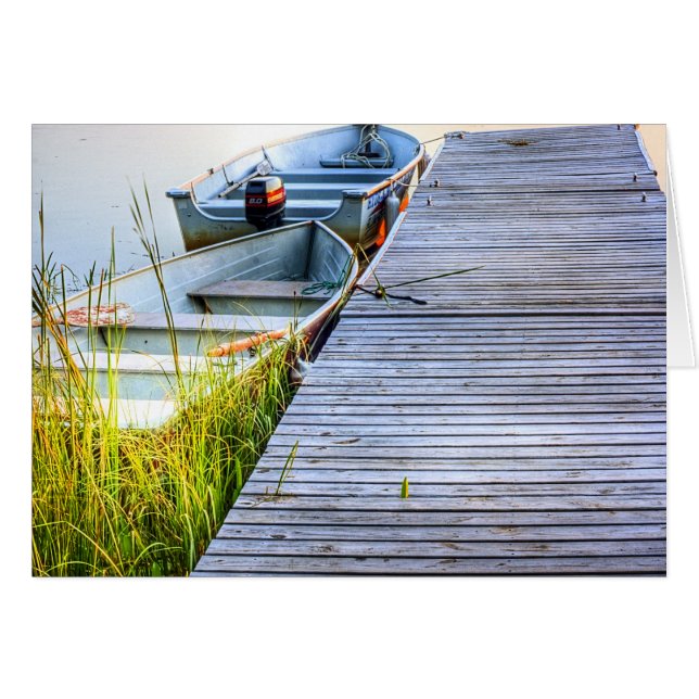 Boats door de Dock (Voorkant Horizontaal)