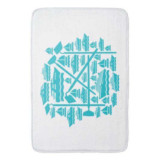 Boats en hoeren badmat (Voorkant Verticaal)