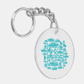 Boats en hoeren sleutelhanger (Voorkant Links)