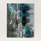 Boats in Alaska Legpuzzel (Verticaal)