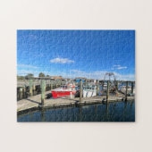 Boats in de haven van Gloucester Legpuzzel (Horizontaal)