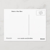 Boats in het Briefkaart New Bern (Achterkant)