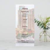 Boats in het menu Binnenste havenbaltimore MD Wedd (Staand voorkant)