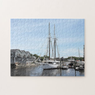 Boats in Maine Harbour Legpuzzel