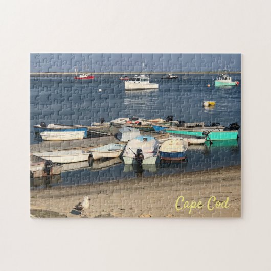Boats in Water, Chatham, Cape Cod, Massachusetts Legpuzzel (Horizontaal)