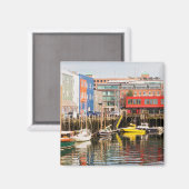 Boats Moored | Portland, Maine Magneet (Voorkant / Achterkant)