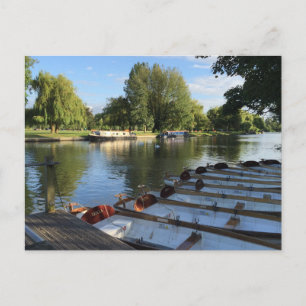 Boats on the River, Stratford Upon Avon UK Travel Briefkaart