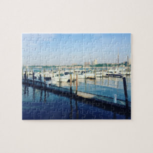 Boats op de Hudson-rivier NYC New York City Puzzle Legpuzzel