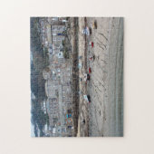 Boats op de strand legpuzzel (Verticaal)