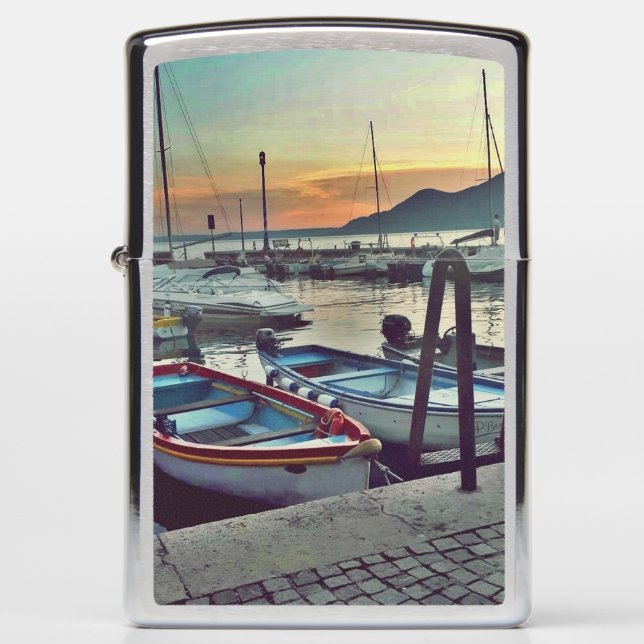 Boats op Garda Lake (Voorkant)