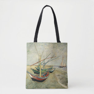 Boats op het strand bij Saintes-Maries Draagtas