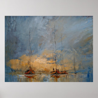 Boats Poster