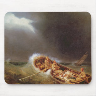 Boats van Dieppe die terugkeren van Gevist Muismat