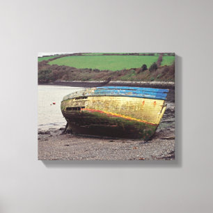 Boatwrak Canvas Afdruk