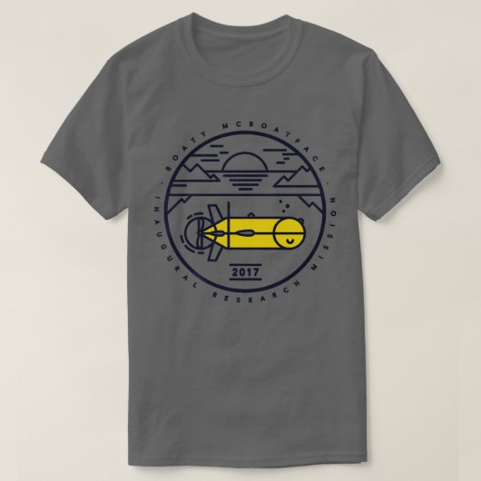 Boaty McBoatface Launch T-shirt (Design voorkant)