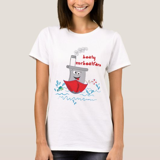 Boaty McBoatface T-Shirt (Voorkant)