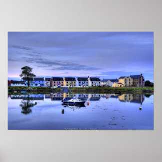 Boatyard Reflections Poster