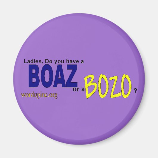 Boaz Magnet Magneet (Voorkant)
