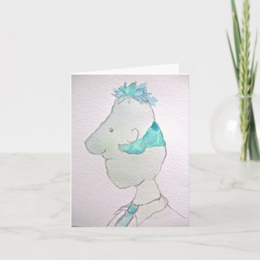 Bob Blob Small Notecard Kaart (Voorkant)