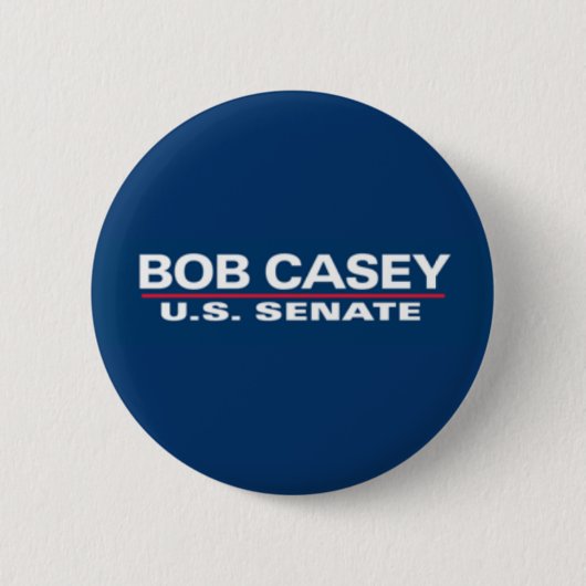 Bob Casey voor Button van de Senaat (Voorkant)