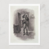 Bob Cratchit en Tiny Tim uit 'Charles Dickens: Briefkaart (Voorkant)