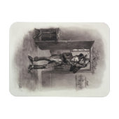 Bob Cratchit en Tiny Tim uit 'Charles Dickens: Magneet (Horizontaal)