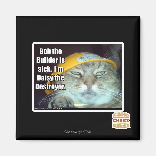 Bob de Bouwer is ziek Magneet (Voorkant)