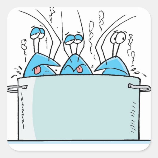 Bob de rivierkreeft Sticker (Voorkant)