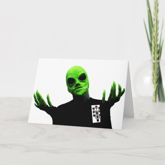 Bob écarte la carte de voeux de violence (Devant)