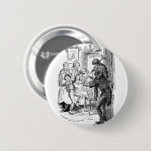 Bob en Tiny Tim Ronde Button 5,7 Cm (Voorkant /achterkant)