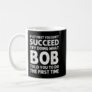 BOB Gift Name Personalized Birthday Funny Christma Koffiemok