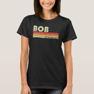 BOB Gift Name Personalized Funny Retro Bir T-shirt