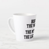 BOB, HET MAN DE MYTH DE LEGEND, grappig Latte Mok (Linkerhoek)