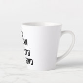 BOB, HET MAN DE MYTH DE LEGEND, grappig Latte Mok (Rechts)