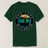 Bob Lake Wisconsin Vist T-shirt (Design voorkant)