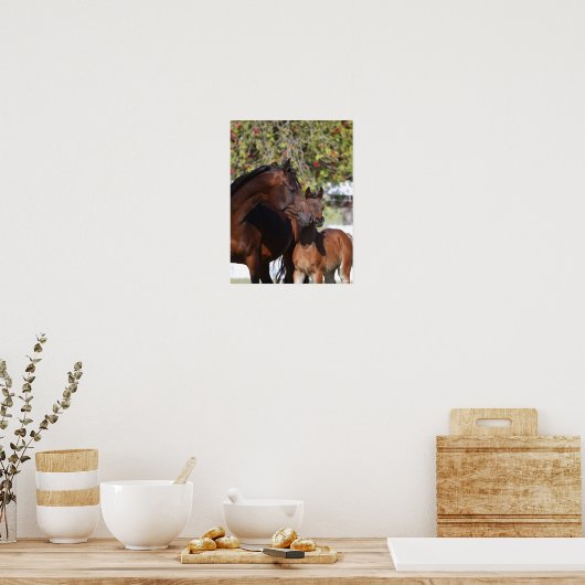 Bob Langrish | Arabisch Mare en schaap Poster (Keuken)